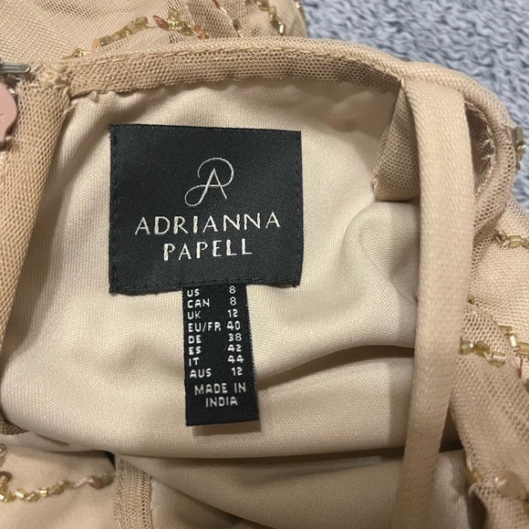 ADRIANNA PAPELL Embellished Blouson Gown - Picture 5 of 8